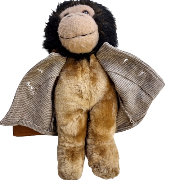 Vintage Eden Toy  Monkey Stuff Animal with Briefcase - Picture 3 of 7